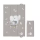 Ceba Baby Basic Little Elephant Utazó Pelenkázó Alátét 60x40cm – OEKO-TEX, Vízálló