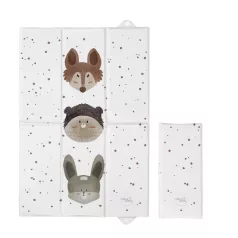 Ceba Baby Basic Cute Animals Utazó Pelenkázó Alátét 60x40cm – OEKO-TEX, Vízálló