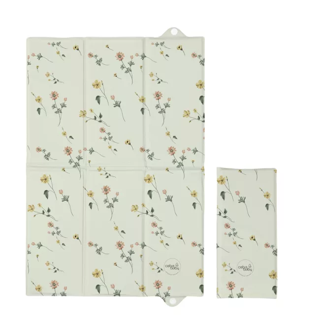 Ceba Baby Basic Floral Breeze Utazó Pelenkázó Alátét 60x40cm – OEKO-TEX, Vízálló