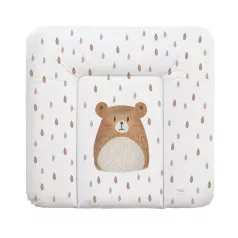 Ceba Baby Basic Bear Buddy Puha Pelenkázó Alátét 75x72cm – OEKO-TEX, Vízálló, Könnyen Tisztítható