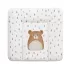 Ceba Baby Basic Bear Buddy Puha Pelenkázó Alátét 75x72cm – OEKO-TEX, Vízálló, Könnyen Tisztítható