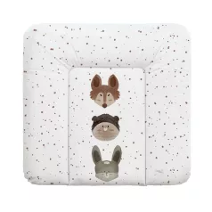 Ceba Baby Basic Cute Animals Puha Pelenkázó Alátét 75x72cm – OEKO-TEX, Vízálló, Könnyen Tisztítható