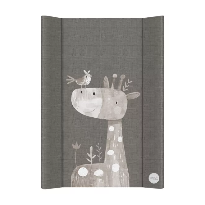 Ceba Baby Basic Friendly Giraffe 2-oldalas Merev Pelenkázó Alátét Deszkával 50x70cm – Könnyen Tisztítható Kialakítással