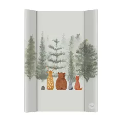 Ceba Baby Basic Forest Companions 2-oldalas Merev Pelenkázó Alátét Deszkával 50x70cm – Könnyen Tisztítható Kialakítással