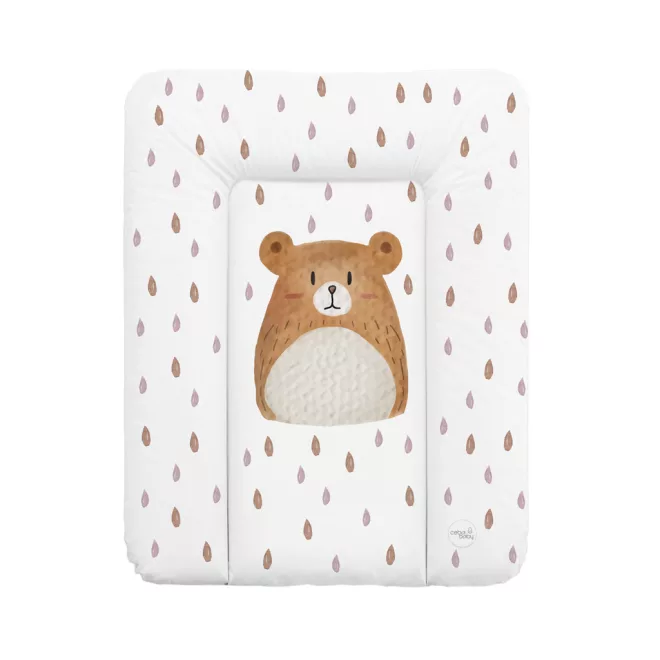 Ceba Baby Basic Bear Buddy Puha Pelenkázó Alátét 50x70cm – OEKO-TEX, Vízálló, Könnyen Tisztítható