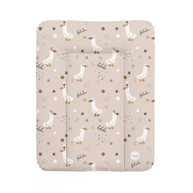 Ceba Baby Basic Crazy Ducks Puha Pelenkázó Alátét 50x70cm – OEKO-TEX, Vízálló, Könnyen Tisztítható