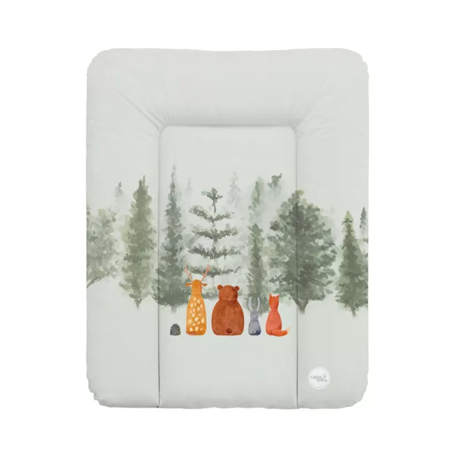 Ceba Baby Basic Forest Companions Puha Pelenkázó Alátét 50x70cm – OEKO-TEX, Vízálló, Könnyen Tisztítható