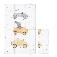 Ceba Baby Basic Bunny Driver Utazó Pelenkázó Alátét 80x50cm – OEKO-TEX, Vízálló