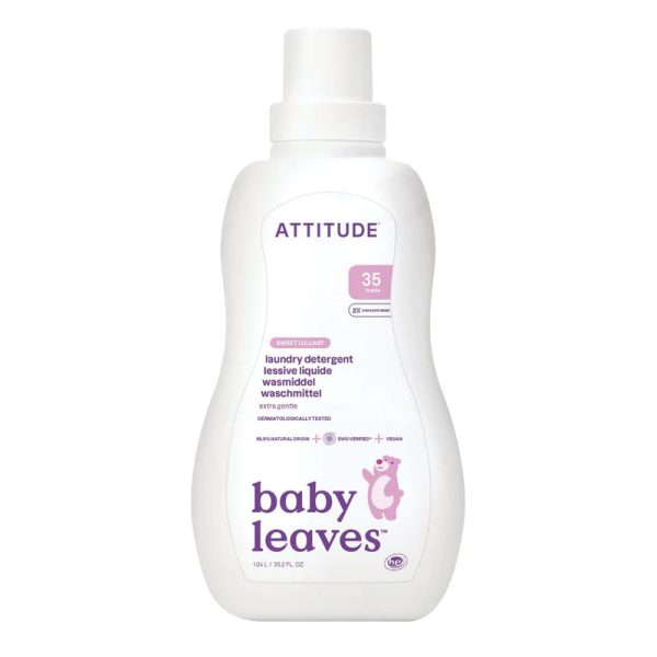 Attitude Mosógél Gyerekeknek Sweet Lullaby Illattal 1050ml - Hipoallergén, Természetes Formula 35 Mosáshoz