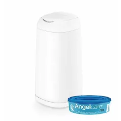   Angelcare Dress UP Pelenkatartó + 1 Utántöltő Kazetta - Szagmentes Higiénikus Pelenkakezelő Rendszer