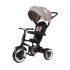 QPlay Rito EVA Összecsukható Tricikli - Szürke, 10-72 Hónapos Korig - UPF 50+ Napellenzővel, Állítható Szülőkarral és Vibrációcsillapító Habkerekekkel