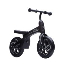   QPlay Tech Futóbicikli Black - 2-4 Éves Gyermekeknek, 30kg-ig - Állítható Ülés és Kormány, Könnyű EVA Kerekek