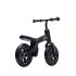 QPlay Tech Futóbicikli Black - 2-4 Éves Gyermekeknek, 30kg-ig - Állítható Ülés és Kormány, Könnyű EVA Kerekek
