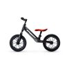 QPlay Racer Air (Titanium) Black/Red Futóbicikli 3-6 Éves Gyermekeknek - Magnézium Ötvözet Váz, Felfújható Kerekek, Állítható Ülés