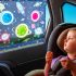 Benbat Napellenző Autóba Gyerekeknek Extra Nagy Univerzum Minta Újszülött Kortól 45x52cm