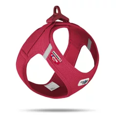   Curli Air-Mesh Csatos Kutyahám Piros M, 6-9kg, Könnyű és Ergonomikus Kivitel