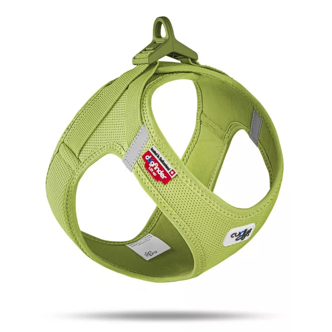 Curli Kutyahám Csatos Air-Mesh Lime L, 8-13 Kg – Kényelmes és Biztonságos Sétákhoz
