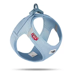   Curli Kutyahám Csatos Air-Mesh Skyblue, XL, 12-18 Kg – Kényelmes és Biztonságos Sétákhoz