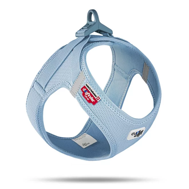 Curli Kutyahám Csatos Air-Mesh Skyblue, XL, 12-18 Kg – Kényelmes és Biztonságos Sétákhoz