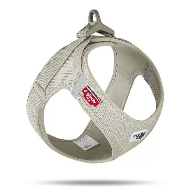 Curli Air-Mesh Light Tan Kutyahám 2XS 2-4kg, Kényelmes Illeszkedéssel és Biztonságos Sétákhoz - NaturalBabyShop.hu termékkép