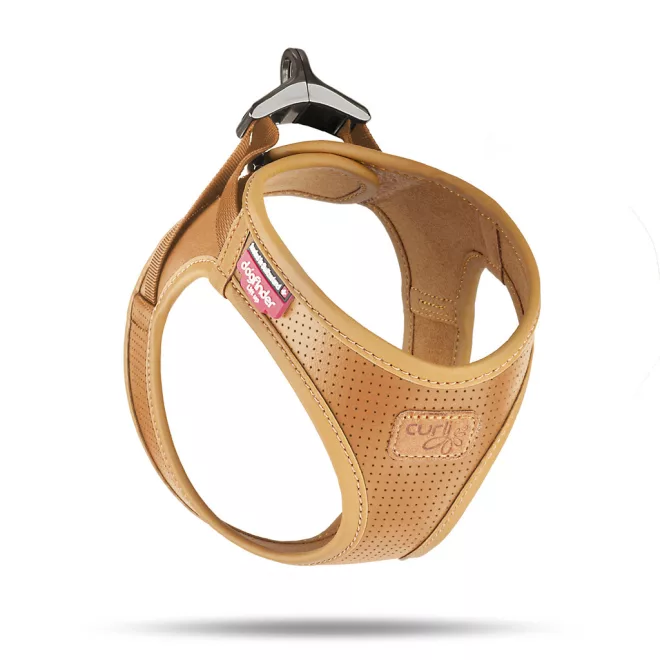 Curli Brown Kutyahám XS 3-5kg, Kényelmes Illeszkedéssel és Biztonságos Sétákhoz - NaturalBabyShop.hu termékkép
