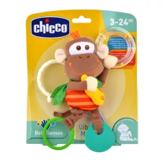   Chicco Trillin Monkey Vibráló Majom Rágóka Csörgő Babajáték 3 Hónapos Kortól