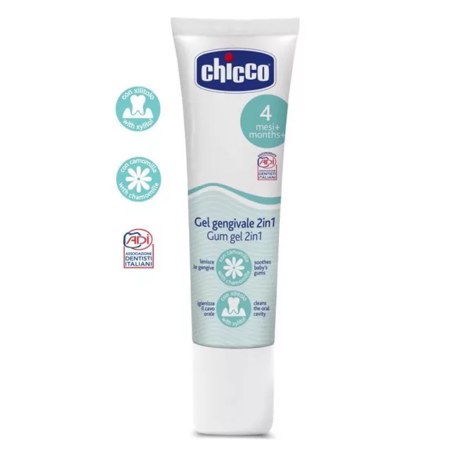 Chicco Fogíny Nyugtató és Tisztító Gél 30ml - Fogzási Komfort, Kíméletes Ápolás Babáknak