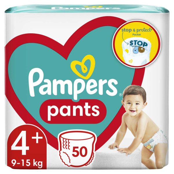 Pampers Pampers Active Baby-Dry Jumbo Pack Pelenkanadrág 4+ 50db (9-15Kg)