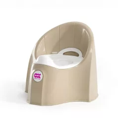   OK Baby Pasha Beige Ergonomikus Gyerek Bili Kivehető Tartállyal és Fröccsenésgátlóval