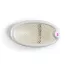 OK Baby Jelly Beige Összecsukható Puha Fürdetőtámasz Újszülött Kortól 8 Hónapos Korig, Max. 8kg