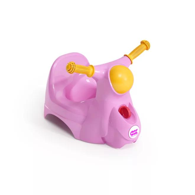 OK Baby Bili Scooter Pink - Szobatisztaság Tanulásához Praktikus Fürdőszobai Segítség