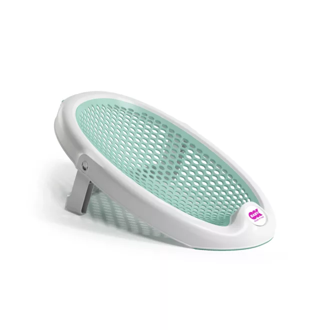 OK Baby Jelly Sky Blue Összecsukható Puha Fürdetőtámasz Újszülött Kortól 8 Hónapos Korig, Max. 8kg
