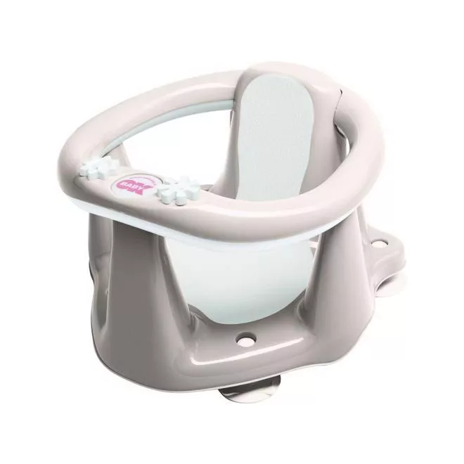 OK Baby Flipper Evolution Szürke Fürdetőszék - Biztonságos Fürdetéshez Kényelmes Babaápoláshoz