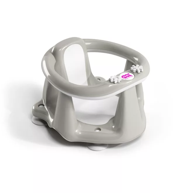 OK Baby Flipper Evolution Grey Csúszásmentes Fürdőülőke Tapadókorongokkal 6-15 Hónapos Korra, Max. 13kg