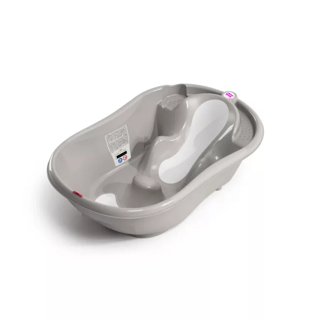 OK Baby Onda Evolution Grey Ergonomikus Babakád Újszülött Kortól 12 Hónapos Korig, Két Fürdetési Pozícióval