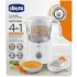 Chicco 4 az 1-ben Gőzpároló és Turmixgép - Bébiétel Készítő, Párolás, Turmixolás, Melegítés és Kiolvasztás