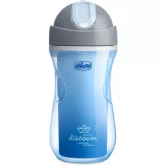   Chicco Kék Sport Termo Bögre Szívószállal 266ml 14 Hónapos Kortól - Hőtartó Ivópohár Útközben