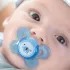 Chicco Physio Comfort Éjszakai Szilikon Cumi Lány 16-36 hónap 2db - Világító, Ortodontikus, Csillagok/Mackó Mintával