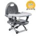 Chicco Pocket Snack Hordozható Ülésmagasító Dark Grey - Kompakt, Állítható Magasságú és Könnyen Tisztítható Székmagasító Etetéshez és Utazáshoz