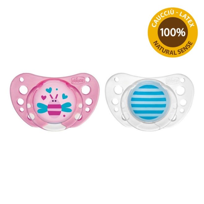 Chicco Cumi Physio Air Kaucsuk 16-36 Hónapos Kor között Lányoknak 2db - Nyugodt Komfort a Mindennapokra