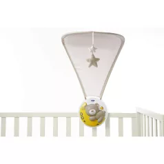   Chicco Next2Moon 3 az 1-ben Zenei Projektor Kiságyra - Univerzális Felszerelés Next2Me-hez is, Semleges Színben