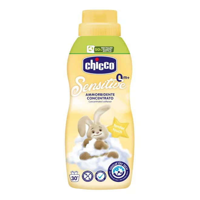 Chicco Öblítő Koncentrátum Gyengéd Érintés 750ml - Puha Ruhák, Kímélő Ápolás és Friss Illat