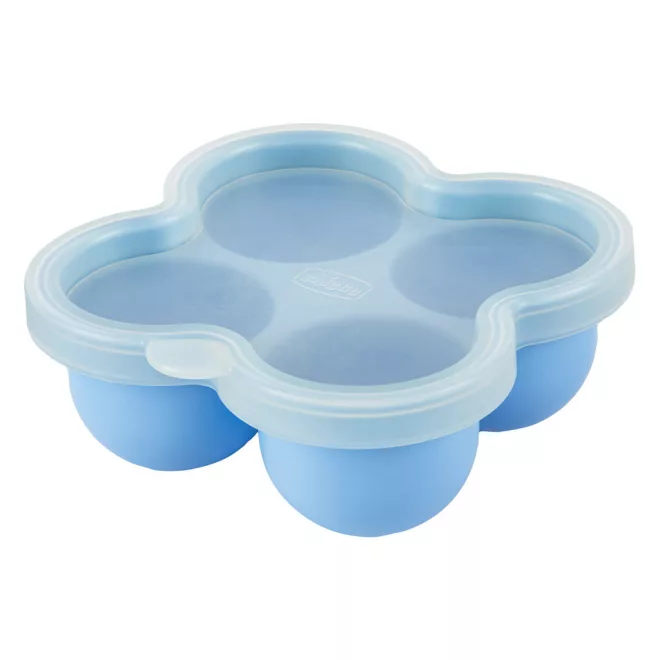 Chicco Multifunkciós Ételtároló Edény 4x60ml - Adagolt Babaétel Tároláshoz és Hordozáshoz