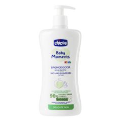   Chicco Baby Moments Kids Tusfürdő Gél 500ml - Gyengéd Gyerek Fürdető Újszülött Kortól