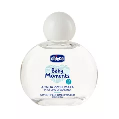   Chicco Víz Gyermek Parfümözött Baby Moments Sweet Perfumed 100ml - Gyengéd Babaápoláshoz Érzékeny Bőrre Ajánlott
