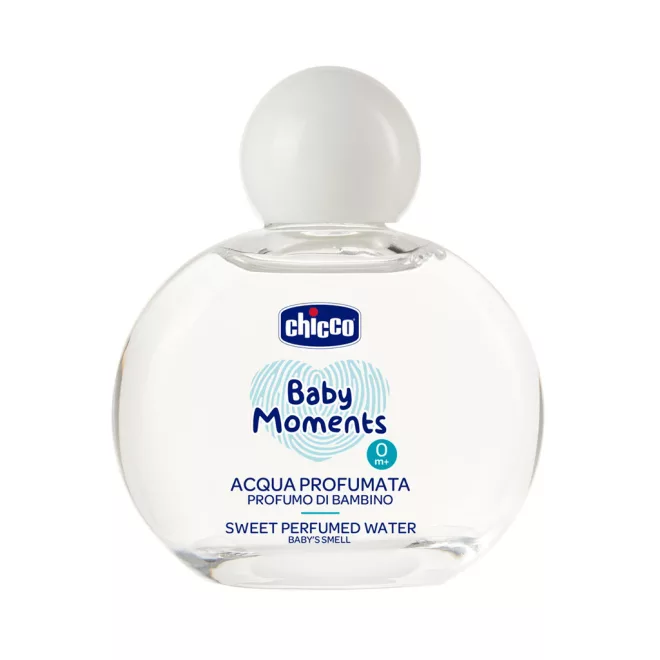 Chicco Víz Gyermek Parfümözött Baby Moments Sweet Perfumed 100ml - Gyengéd Babaápoláshoz Érzékeny Bőrre Ajánlott