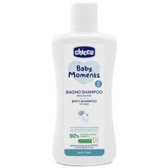   Chicco Baby Moments Könnymentes Fürdető és Sampon Körömvirág és Növényi Glicerinnel 200ml Újszülött Kortól