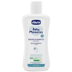   Chicco Baby Moments Könnymentes Fürdető és Sampon Körömvirág és Növényi Glicerinnel 200ml Újszülött Kortól