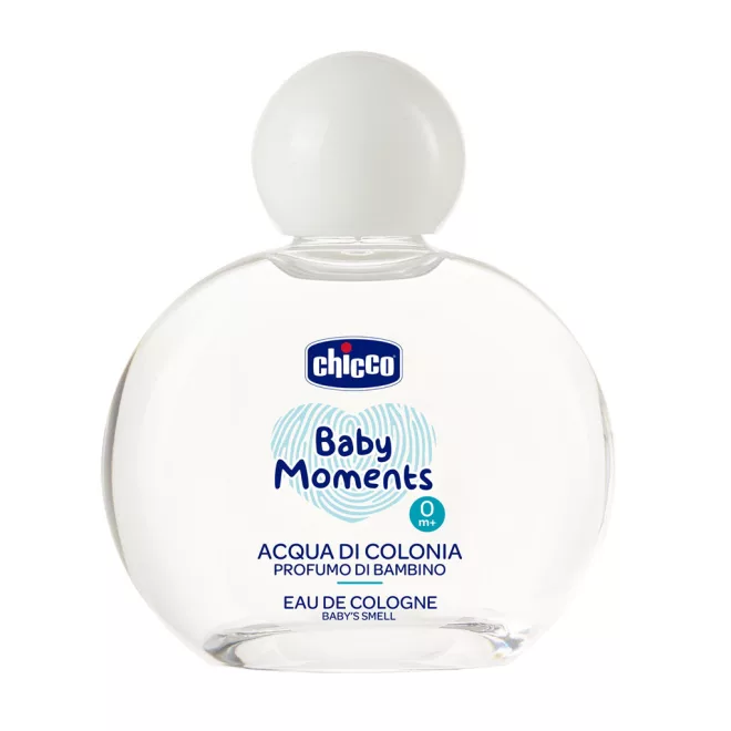Chicco Víz Gyermek Parfümözött Baby Moments Baby Smell 100ml - Gyengéd Babaápoláshoz Érzékeny Bőrre Ajánlott