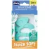 Chicco Super Soft Chameleon Szilikon Rágóka Kék 2 Hónapos Kortól - Extra Puha BPA-mentes Babarágóka Fogzáshoz
